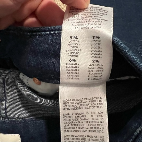 Mother high waisted Looker ankle 24 dark wash new with tags - Picture 9 of 14